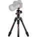 Manfrotto Befree GT Travel Carbon Fibre Tripod with 496 Ball Head for Sony a Series Cameras (Black)